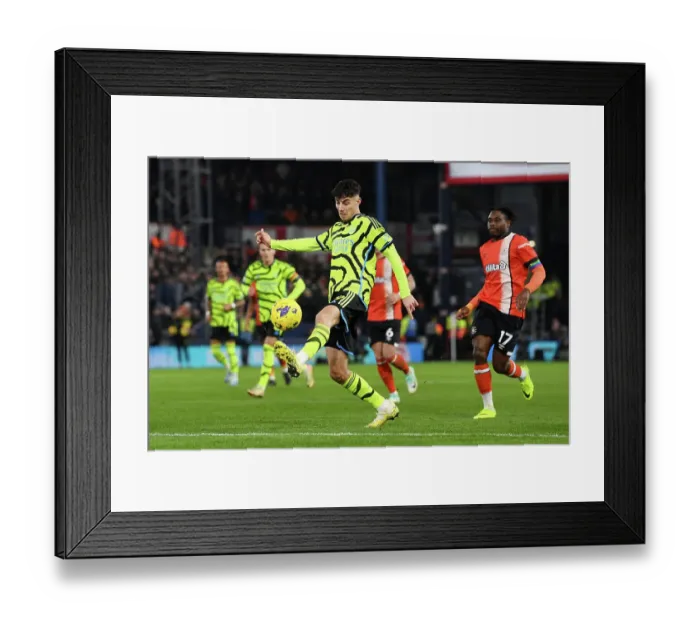 Framed Print : Arsenal's Kai Havertz in Action against Luton Town in the Premier League, December 2023