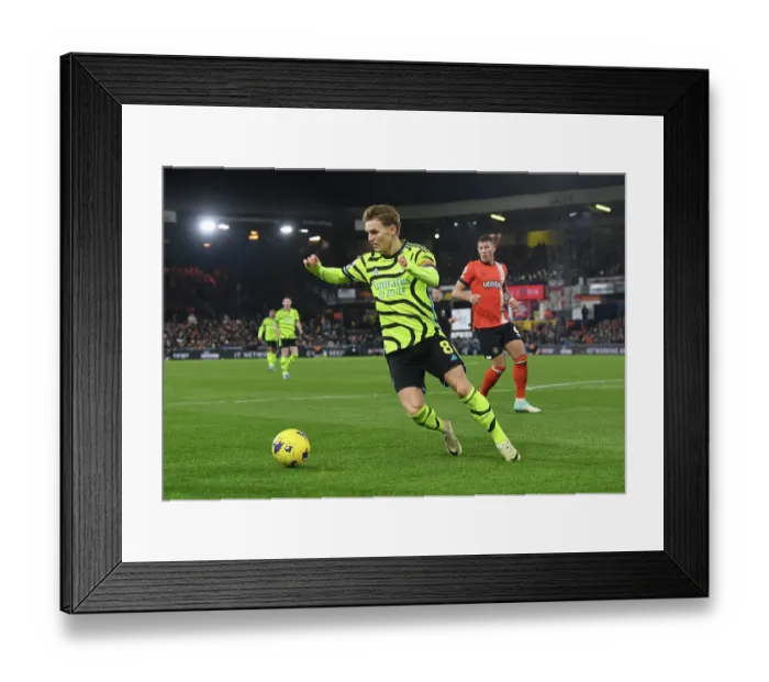 Framed Print : Martin Odegaard in Action: Arsenal vs. Luton Town, Premier League 2023-24 Framed Print : Martin Odegaard in Action: Arsenal vs. Luton Town, Premier League 2023-24