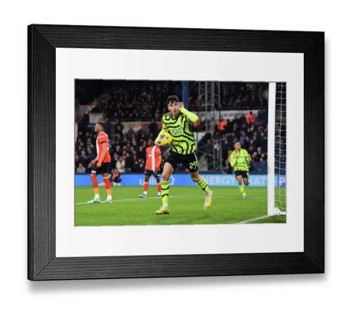 Framed Print : Arsenal's Havertz Scores Third in Luton Victory (2023-24) Framed Print : Arsenal's Havertz Scores Third in Luton Victory (2023-24)