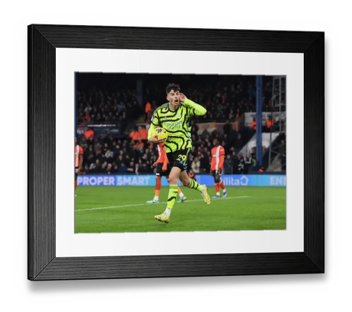 Framed Print : Havertz Hat-Trick: Arsenal Cruise Past Luton Town in Premier League Framed Print : Havertz Hat-Trick: Arsenal Cruise Past Luton Town in Premier League