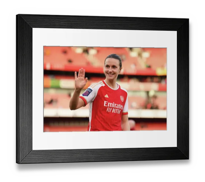Framed Print : Arsenal Women vs Chelsea Women: Lotte Wubben-Moy Celebrates at Emirates Stadium - Barclays Women's Super League 2023-24 Framed Print : Arsenal Women vs Chelsea Women: Lotte Wubben-Moy Celebrates at Emirates Stadium - Barclays Women's Super League 2023-24