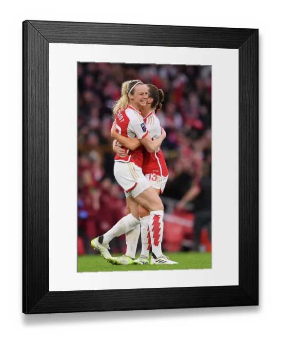 Framed Print : Arsenal Women's Super League Triumph: Ilestedt Scores Decisive Goal vs. Chelsea Framed Print : Arsenal Women's Super League Triumph: Ilestedt Scores Decisive Goal vs. Chelsea