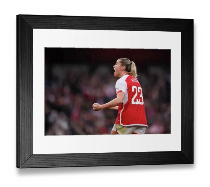 Framed Print : Arsenal Women's Super League Triumph: Alessia Russo Scores Third Goal Against Chelsea Framed Print : Arsenal Women's Super League Triumph: Alessia Russo Scores Third Goal Against Chelsea