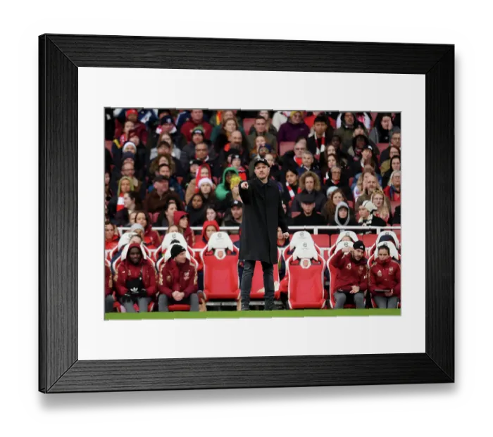 Framed Print : Arsenal Women vs Chelsea Women: Jonas Eidevall Leads at Emirates Stadium (2023-24 Barclays WSL)