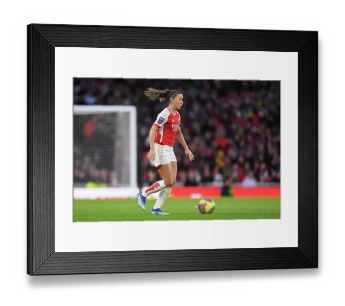 Framed Print : Arsenal vs. Chelsea: Titanic Showdown in the Barclays Super League (2023-24) - Arsenal Women vs. Chelsea Women at Emirates Stadium