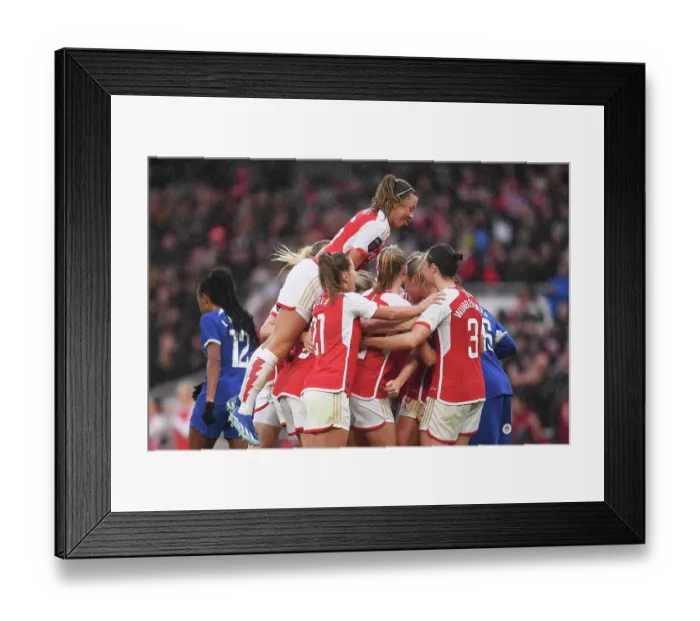Framed Print : Alessia Russo Scores Fourth Goal: Arsenal Women Defeat Chelsea Women 4-3 at Emirates Stadium Framed Print : Alessia Russo Scores Fourth Goal: Arsenal Women Defeat Chelsea Women 4-3 at Emirates Stadium