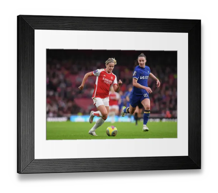 Framed Print : Arsenal vs. Chelsea: Barclays Women's Super League Clash at Emirates Stadium Framed Print : Arsenal vs. Chelsea: Barclays Women's Super League Clash at Emirates Stadium