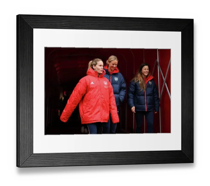 Framed Print : Arsenal Women vs Chelsea Women: Barclays Super League Showdown at Emirates Stadium (2023-24) - Pre-Match Inspection Framed Print : Arsenal Women vs Chelsea Women: Barclays Super League Showdown at Emirates Stadium (2023-24) - Pre-Match Inspection