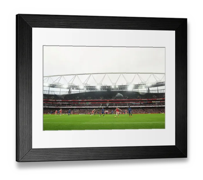 Framed Print : Arsenal FC vs. Chelsea FC: A Showdown in the Barclays Women's Super League at Emirates Stadium