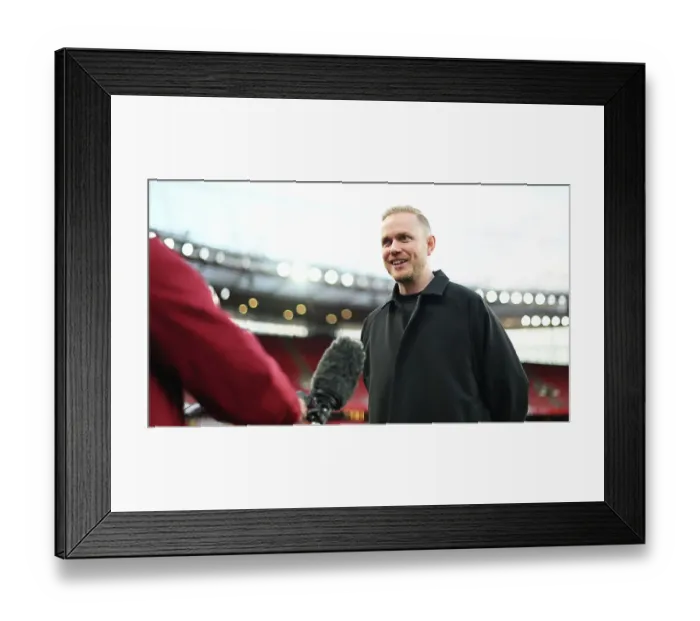 Framed Print : Arsenal FC vs Chelsea FC: Jonas Eidevall Post-Match Interview - Barclays Women's Super League (2023-24)