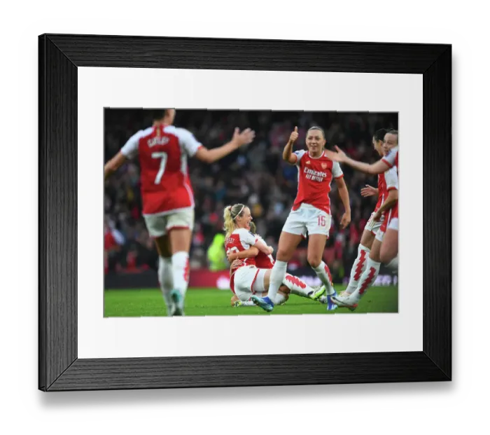 Framed Print : Arsenal Women's Glory: Ilestedt Scores Double against Chelsea in 2023-24 Barclays Women's Super League Framed Print : Arsenal Women's Glory: Ilestedt Scores Double against Chelsea in 2023-24 Barclays Women's Super League