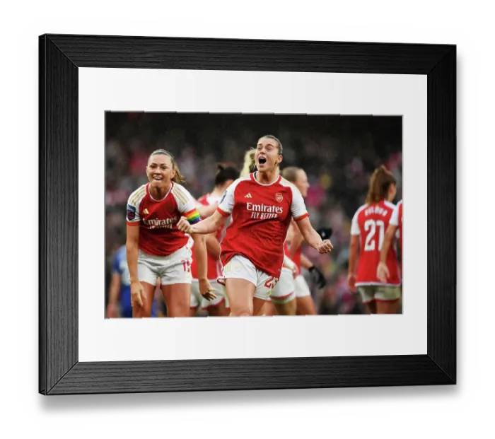 Framed Print : Alessia Russo's Penalty: Arsenal Secures 4-1 WSL Victory over Chelsea Framed Print : Alessia Russo's Penalty: Arsenal Secures 4-1 WSL Victory over Chelsea