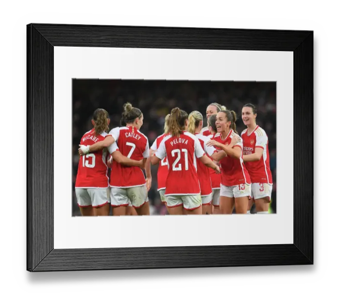 Framed Print : Arsenal Women's Ilestedt Scores Thrilling Second Goal Against Chelsea Women at Emirates Stadium (2023-24) Framed Print : Arsenal Women's Ilestedt Scores Thrilling Second Goal Against Chelsea Women at Emirates Stadium (2023-24)