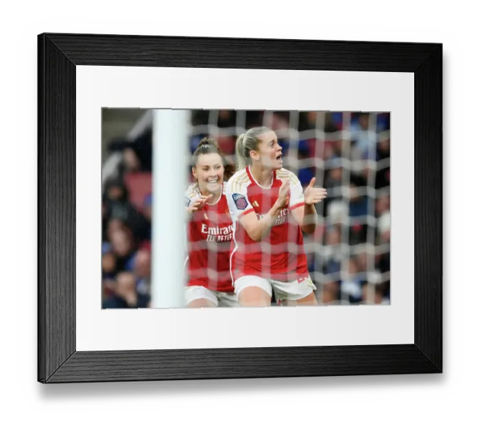 Framed Print : Alessia Russo's Hat-trick: Arsenal Women Secure Super League Victory over Chelsea Framed Print : Alessia Russo's Hat-trick: Arsenal Women Secure Super League Victory over Chelsea
