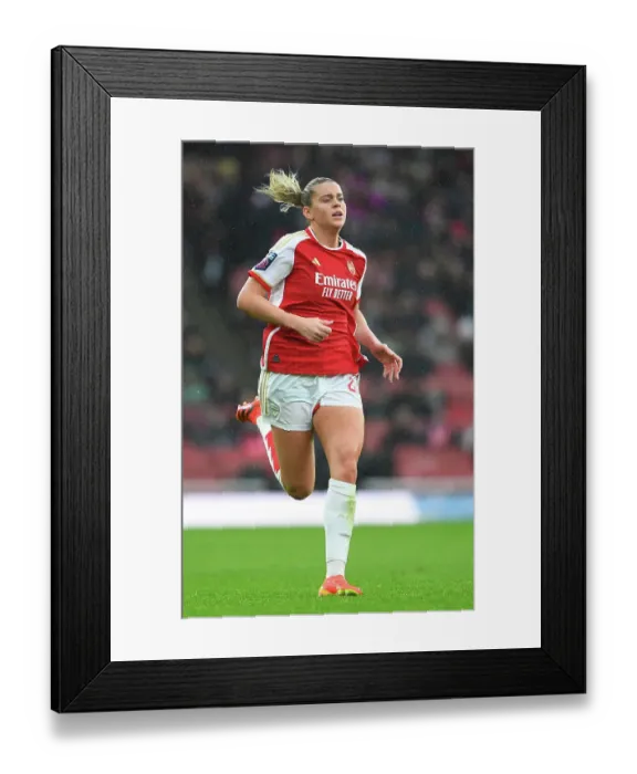 Framed Print : Arsenal vs. Chelsea: A Football Rivalry Ignites in the Barclays WSL at Emirates Stadium, 2023-24