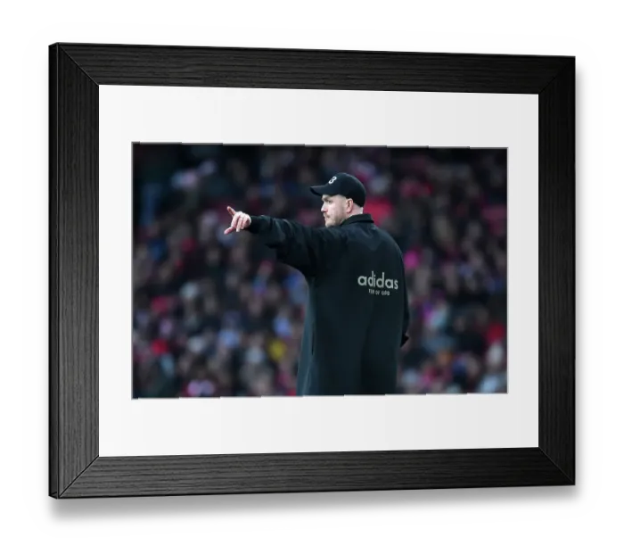 Framed Print : Jonas Eidevall Guides Arsenal Women Against Chelsea Women at Emirates Stadium (2023-24)