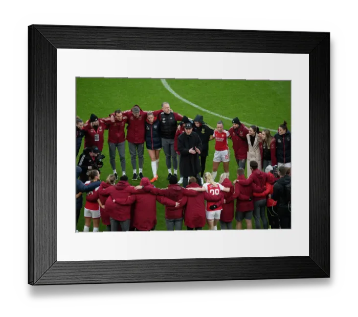 Framed Print : Arsenal Women's Team Talk: Jonas Eidevall Reflects on Arsenal vs Chelsea (December 2023)