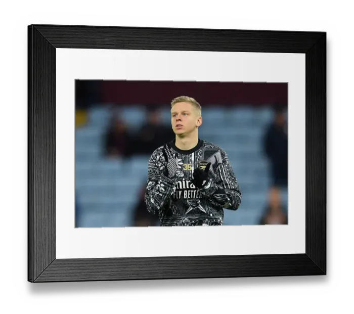 Framed Print : Arsenal's Oleksandr Zinchenko Applauding Fans Before Aston Villa Match (Aston Villa vs Arsenal 2023-24) Framed Print : Arsenal's Oleksandr Zinchenko Applauding Fans Before Aston Villa Match (Aston Villa vs Arsenal 2023-24)