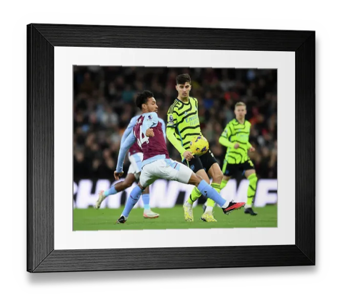 Framed Print : Havertz vs Kamara: Intense Battle at Villa Park - Aston Villa vs Arsenal FC, Premier League 2023-24 Framed Print : Havertz vs Kamara: Intense Battle at Villa Park - Aston Villa vs Arsenal FC, Premier League 2023-24