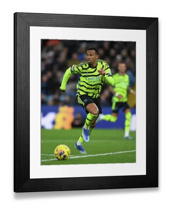 Framed Print : Gabriel Magalhaes in Action: Arsenal vs. Aston Villa, Premier League 2023-24 Framed Print : Gabriel Magalhaes in Action: Arsenal vs. Aston Villa, Premier League 2023-24