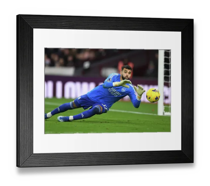 Framed Print : Arsenal's David Raya in Action: Aston Villa vs. Arsenal, Premier League 2023-24 Framed Print : Arsenal's David Raya in Action: Aston Villa vs. Arsenal, Premier League 2023-24