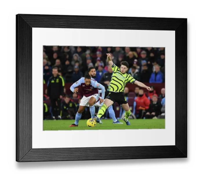 Framed Print : Battle for Possession: Aston Villa vs. Arsenal FC, Premier League 2023-24 Framed Print : Battle for Possession: Aston Villa vs. Arsenal FC, Premier League 2023-24