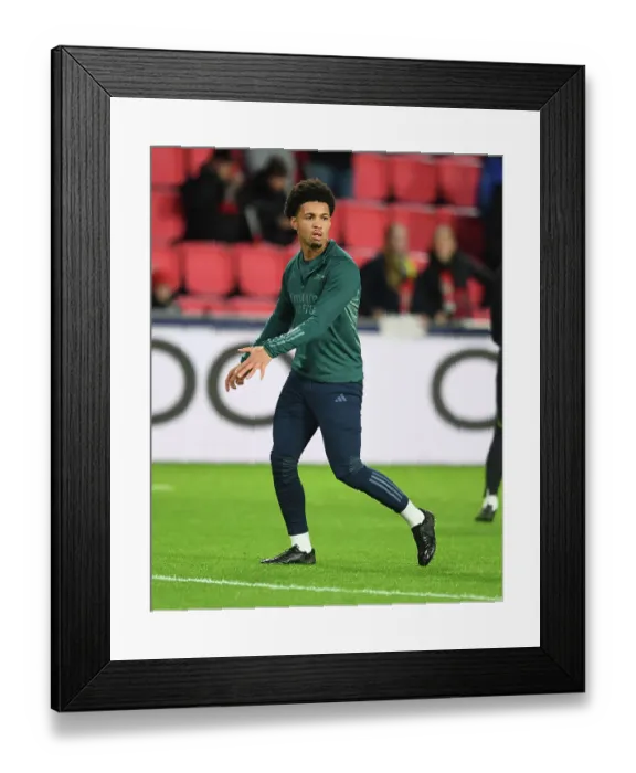 Framed Print : Arsenal's Ethan Nwaneri Gears Up: PSV Eindhoven vs Arsenal, UEFA Champions League 2023 / 24 Framed Print : Arsenal's Ethan Nwaneri Gears Up: PSV Eindhoven vs Arsenal, UEFA Champions League 2023 / 24