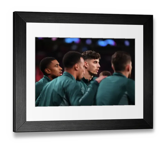 Framed Print : Arsenal's Kai Havertz Gears Up for PSV Eindhoven Clash in Champions League Group Stage Framed Print : Arsenal's Kai Havertz Gears Up for PSV Eindhoven Clash in Champions League Group Stage