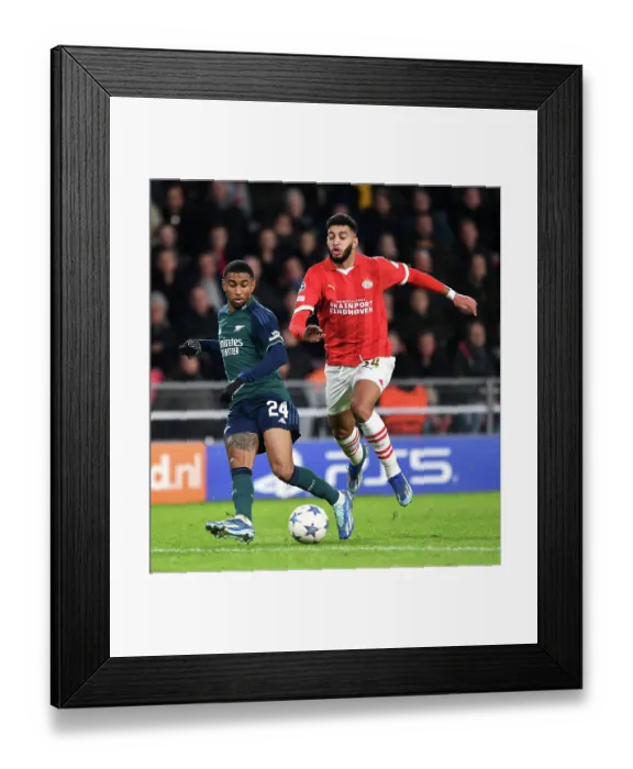 Framed Print : Arsenal vs. PSV Eindhoven: Clash for Champions League Group B Lead, 2023 / 24 Framed Print : Arsenal vs. PSV Eindhoven: Clash for Champions League Group B Lead, 2023 / 24