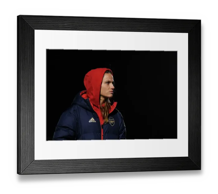 Framed Print : Arsenal Women's Laia Codina Checks Meadow Park Pitch Before Conti Cup Clash Against Tottenham Framed Print : Arsenal Women's Laia Codina Checks Meadow Park Pitch Before Conti Cup Clash Against Tottenham