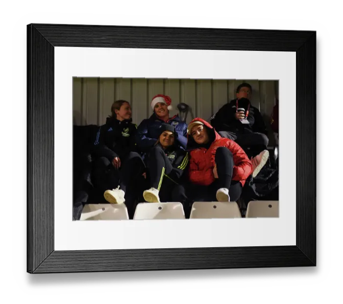 Framed Print : Arsenal Women's Pre-Match Huddle: Focus and Determination Against Tottenham Hotspur Women (Conti Cup 2023-24) Framed Print : Arsenal Women's Pre-Match Huddle: Focus and Determination Against Tottenham Hotspur Women (Conti Cup 2023-24)