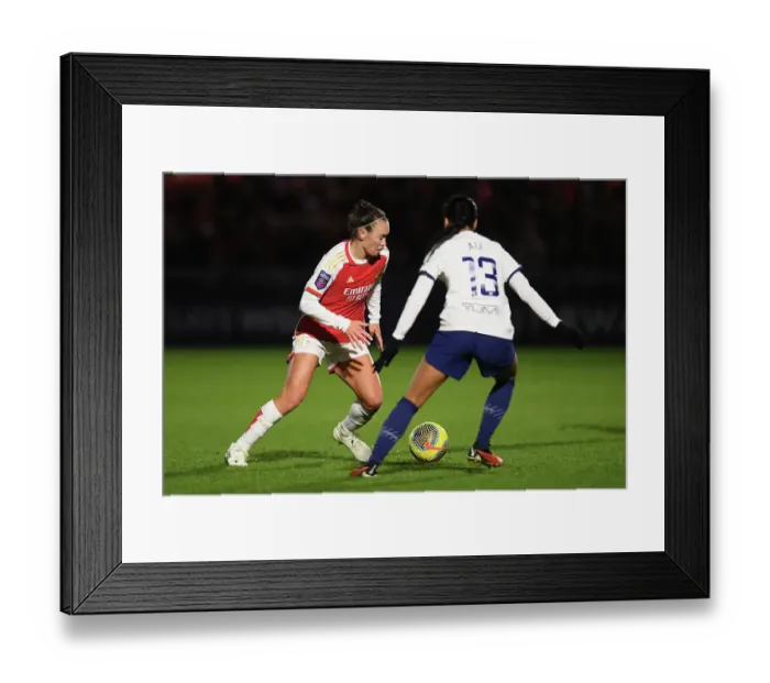 Framed Print : Intense Rivalry: Arsenal Women vs. Tottenham Hotspur Women in FA WSL Cup Battle Framed Print : Intense Rivalry: Arsenal Women vs. Tottenham Hotspur Women in FA WSL Cup Battle