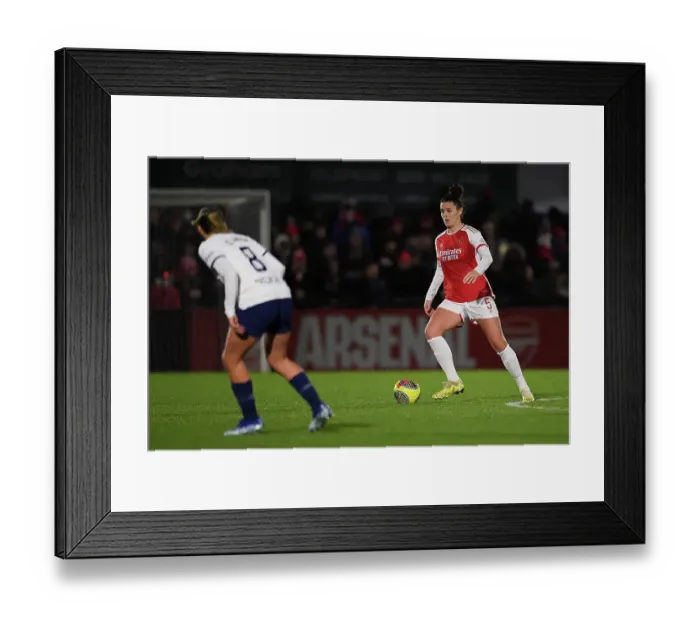 Framed Print : Arsenal Women vs. Tottenham Hotspur Women: FA WSL Cup Clash at Meadow Park