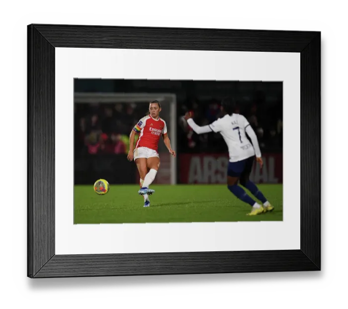 Framed Print : Arsenal Women vs. Tottenham Hotspur Women: FA WSL Cup Clash at Meadow Park