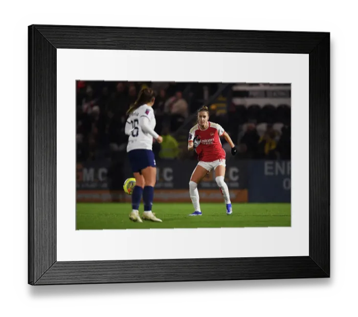 Framed Print : Vivianne Miedema Leads Arsenal Women in Conti Cup Clash Against Tottenham Hotspur