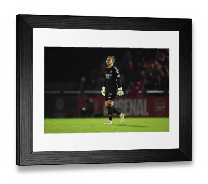 Framed Print : Arsenal vs. Tottenham Hotspur: A Intense Clash in the FA Women's Continental Tyres League Cup