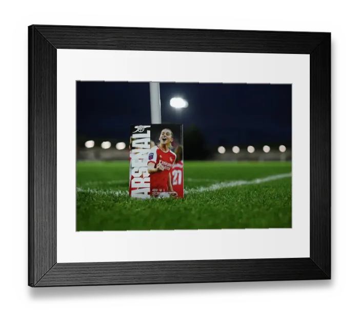 Framed Print : Arsenal Women vs. Tottenham Hotspur Women FA Cup Clash at Meadow Park: 2023-24 Conti Cup Showdown