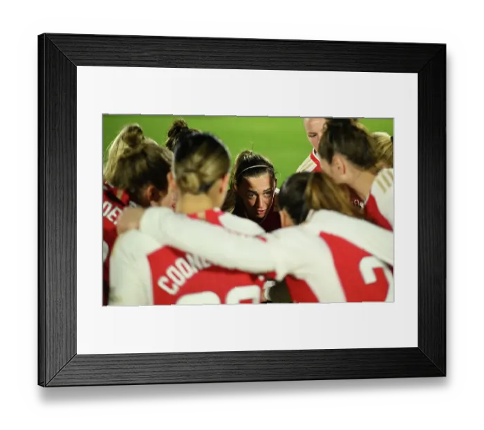 Framed Print : Arsenal Women vs. Tottenham Hotspur Women: Pre-Match Huddle (Conti Cup 2023-24) Framed Print : Arsenal Women vs. Tottenham Hotspur Women: Pre-Match Huddle (Conti Cup 2023-24)