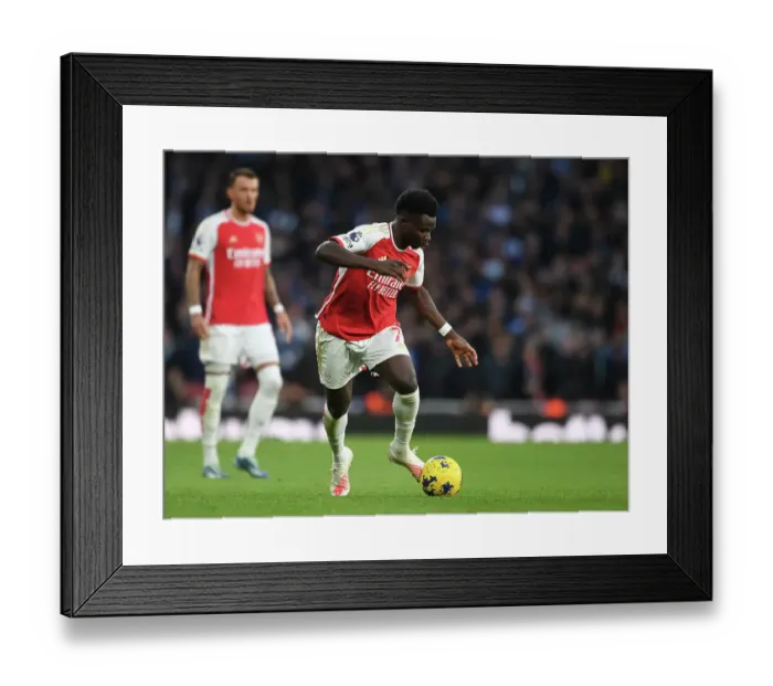 Framed Print : Arsenal's Bukayo Saka in Action: Arsenal vs Brighton & Hove Albion (2023-24) Framed Print : Arsenal's Bukayo Saka in Action: Arsenal vs Brighton & Hove Albion (2023-24)