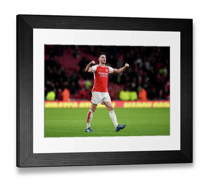 Framed Print : Arsenal's Emotional Victory: Declan Rice Amidst Jubilant Fans (2023-24) Framed Print : Arsenal's Emotional Victory: Declan Rice Amidst Jubilant Fans (2023-24)