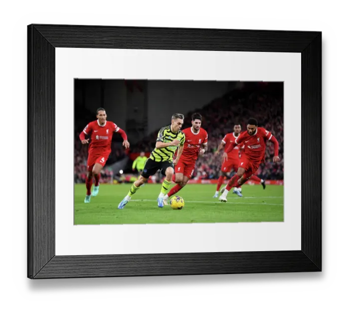 Framed Print : Trossard vs. Liverpool: Intense Battle at Anfield - Arsenal vs. Liverpool, Premier League 2023-24 Framed Print : Trossard vs. Liverpool: Intense Battle at Anfield - Arsenal vs. Liverpool, Premier League 2023-24