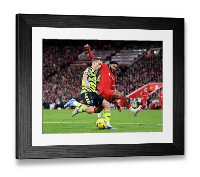 Framed Print : Leandro Trossard vs Joe Gomez: Intense Battle at Anfield - Liverpool vs Arsenal, Premier League 2023-24 Framed Print : Leandro Trossard vs Joe Gomez: Intense Battle at Anfield - Liverpool vs Arsenal, Premier League 2023-24