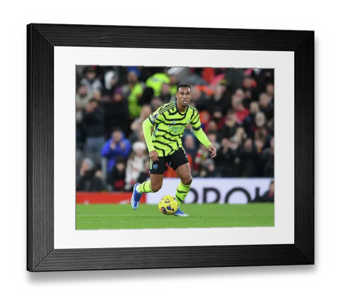 Framed Print : Arsenal's Gabriel Magalhaes Faces Off Against Liverpool in Intense 2023-24 Premier League Showdown Framed Print : Arsenal's Gabriel Magalhaes Faces Off Against Liverpool in Intense 2023-24 Premier League Showdown