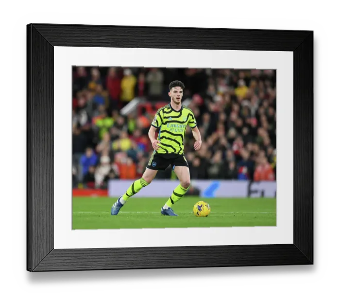 Framed Print : Arsenal's Declan Rice Faces Off Against Liverpool in Premier League Clash (2023-24) Framed Print : Arsenal's Declan Rice Faces Off Against Liverpool in Premier League Clash (2023-24)