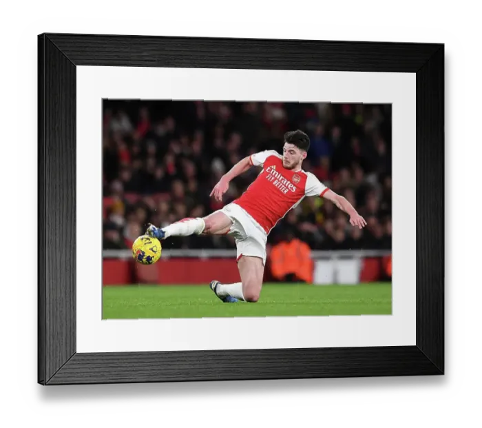 Framed Print : Arsenal vs. West Ham: Rice in Control at Emirates Stadium (2023-24) Framed Print : Arsenal vs. West Ham: Rice in Control at Emirates Stadium (2023-24)
