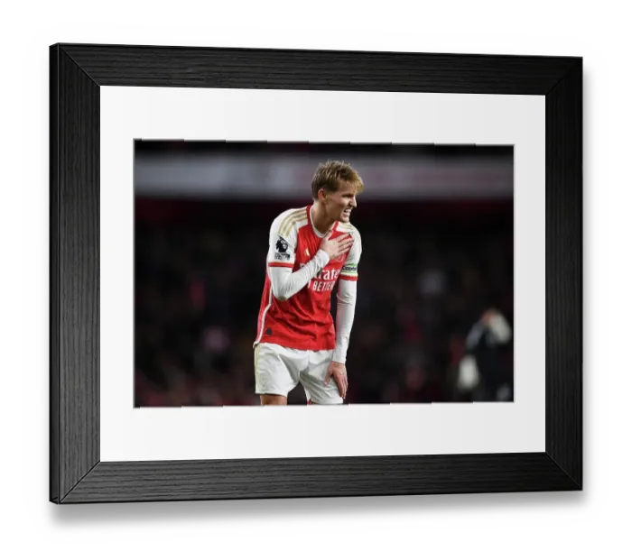 Framed Print : Arsenal's Martin Odegaard in Pain: Arsenal FC vs West Ham United, Premier League 2023-24 Framed Print : Arsenal's Martin Odegaard in Pain: Arsenal FC vs West Ham United, Premier League 2023-24
