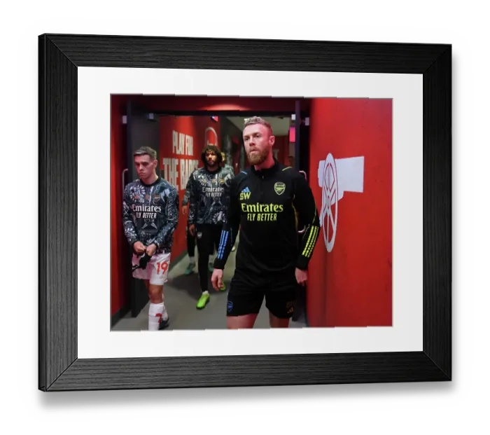 Framed Print : Arsenal FC vs West Ham United: Pre-Match Preparation at Emirates Stadium (2023-24) Framed Print : Arsenal FC vs West Ham United: Pre-Match Preparation at Emirates Stadium (2023-24)