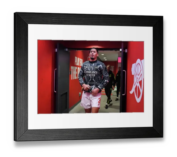 Framed Print : Arsenal's Saliba Watches On: Arsenal FC vs West Ham United, Premier League 2023-24 Framed Print : Arsenal's Saliba Watches On: Arsenal FC vs West Ham United, Premier League 2023-24