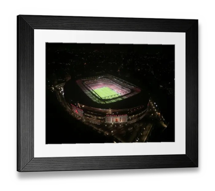 Framed Print : Arsenal vs West Ham: Emirates Stadium Awaits Premier League Clash (2023-24)