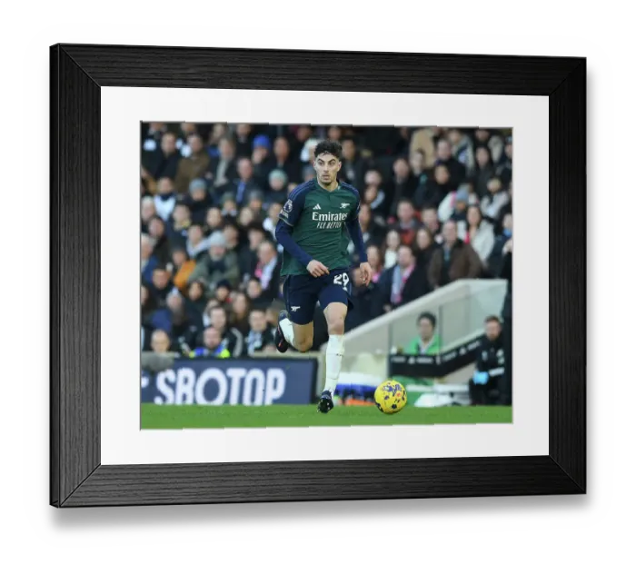 Framed Print : Havertz in Action: Fulham vs. Arsenal, Premier League 2023-24 Framed Print : Havertz in Action: Fulham vs. Arsenal, Premier League 2023-24